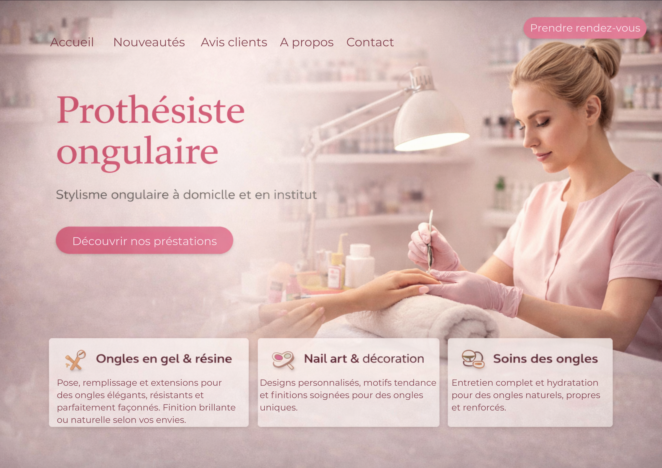 Concept prothésiste ongulaire