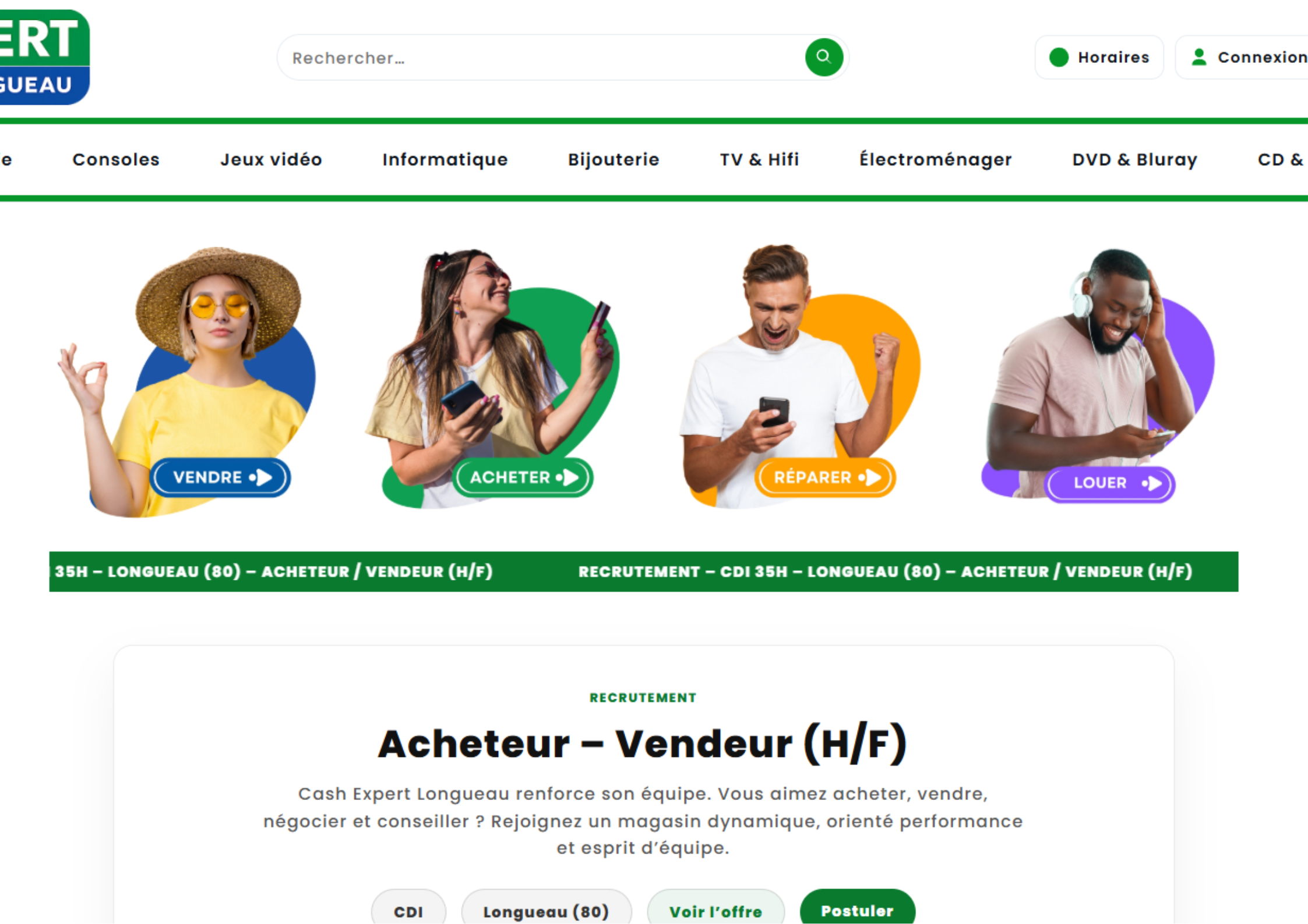 Aperçu du site CashExpert.fr